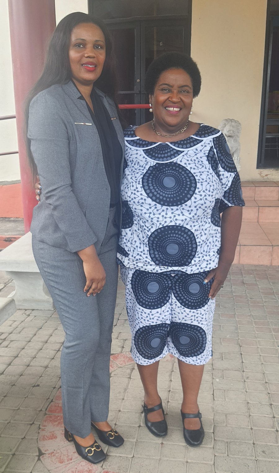 Kadine Reynolds with The Honourable Donna Parchment Brown, former Political Ombudsman of Jamaica
